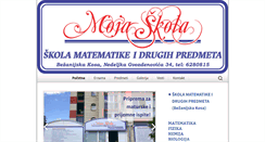 Desktop Screenshot of mojaskola.net