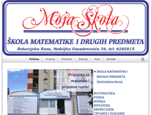 Tablet Screenshot of mojaskola.net